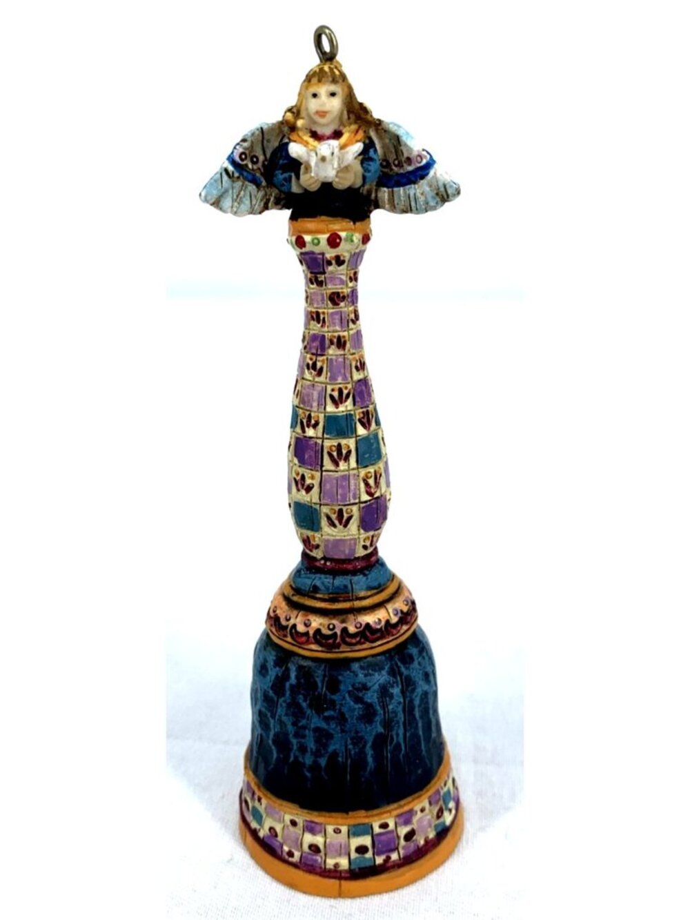 Jim Shore Heartwood Creek Angel Dove Bell Ornament 5"